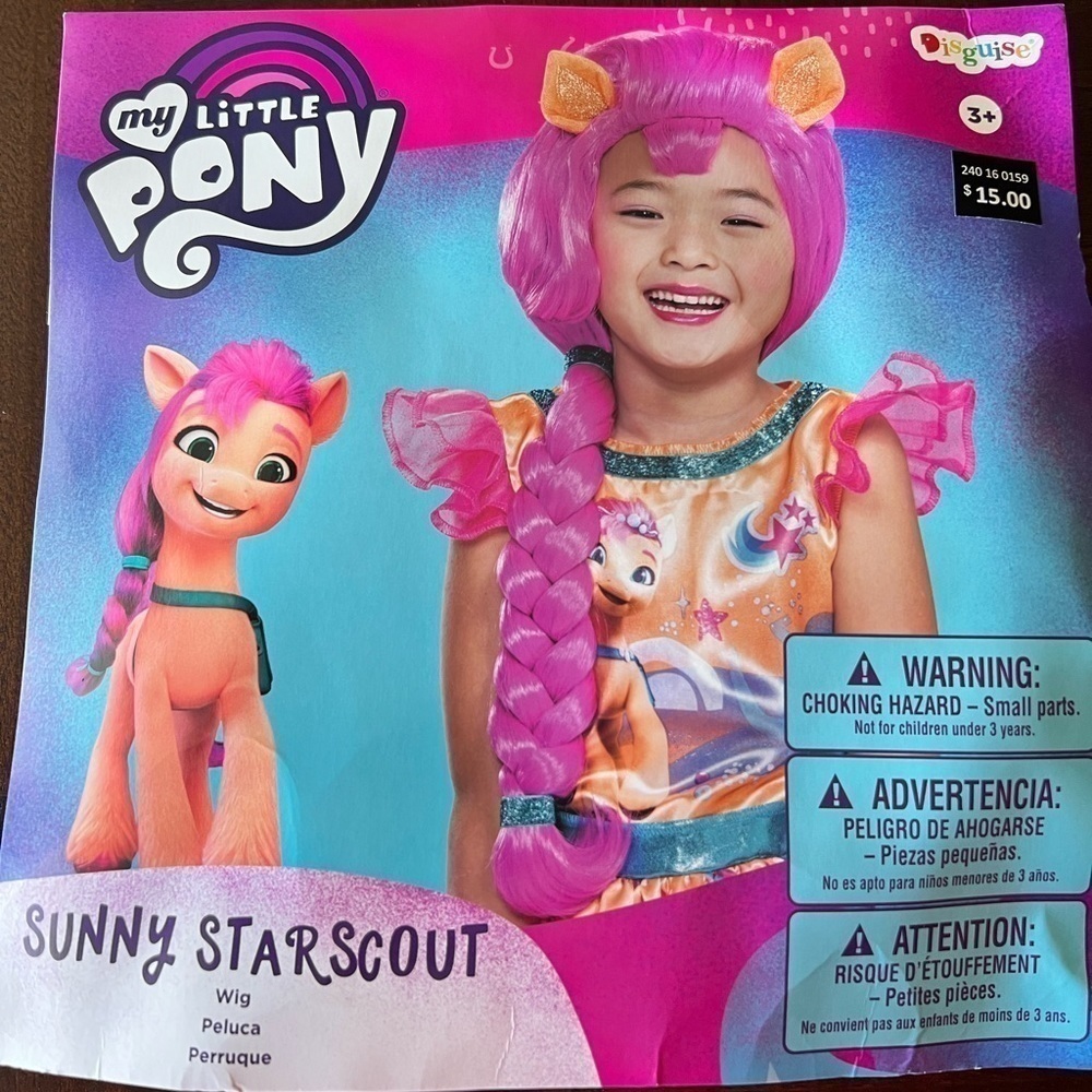 SUNNY Starscout Wig, Official My Little Pony Costume Hair Accessory Costume Wig - Picture 3 of 5